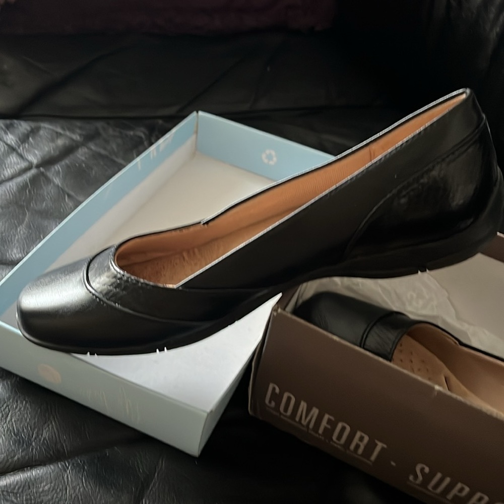 Lifestride Deja vu Blk snk/ath  7.5 WIDE